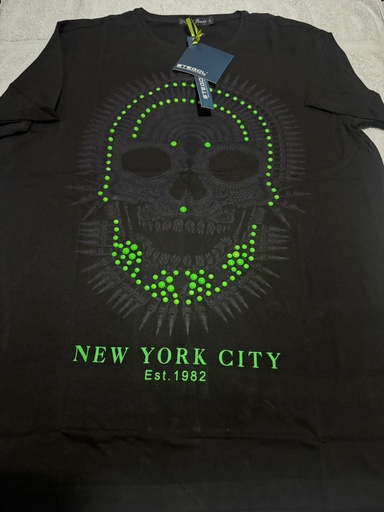 Camiseta Calabera Negra Talla L
